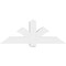 Ekena Millwork Redmond Architectural Grade PVC Gable Bracket, 60"W x 22 1/2"H x 6"D x 6"F, 9/12 Pitch GBP060X23X0606RED00 - alternate 3